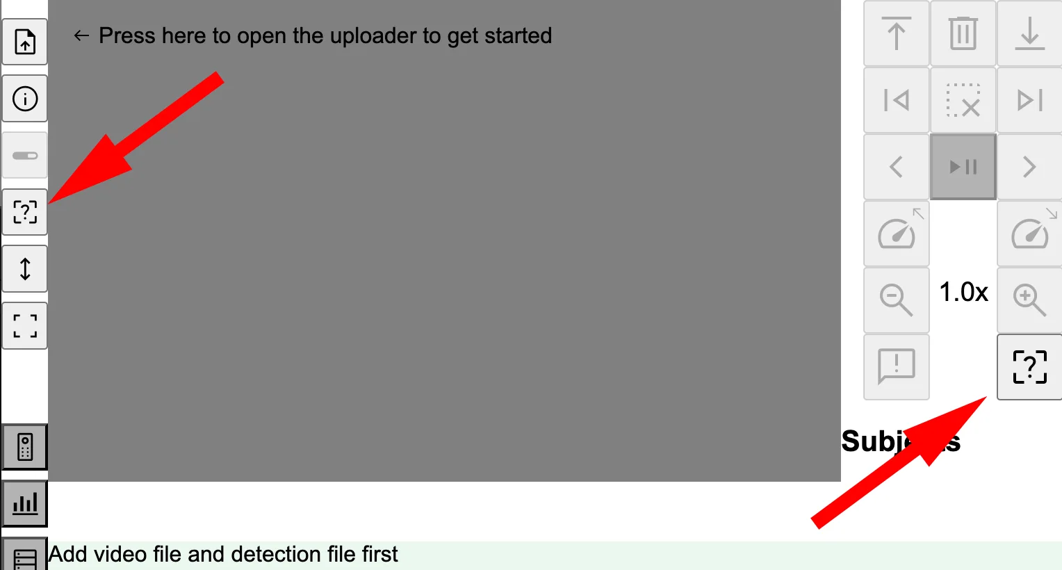 Location the shortcut buttons can be found in the default layout